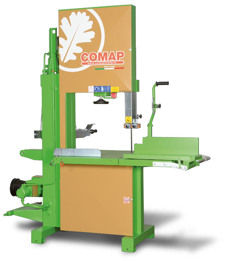 Série combinée avec fendeuse hydraulique verticale et tapis convoyeur incorporé — SN SV N 800 PI